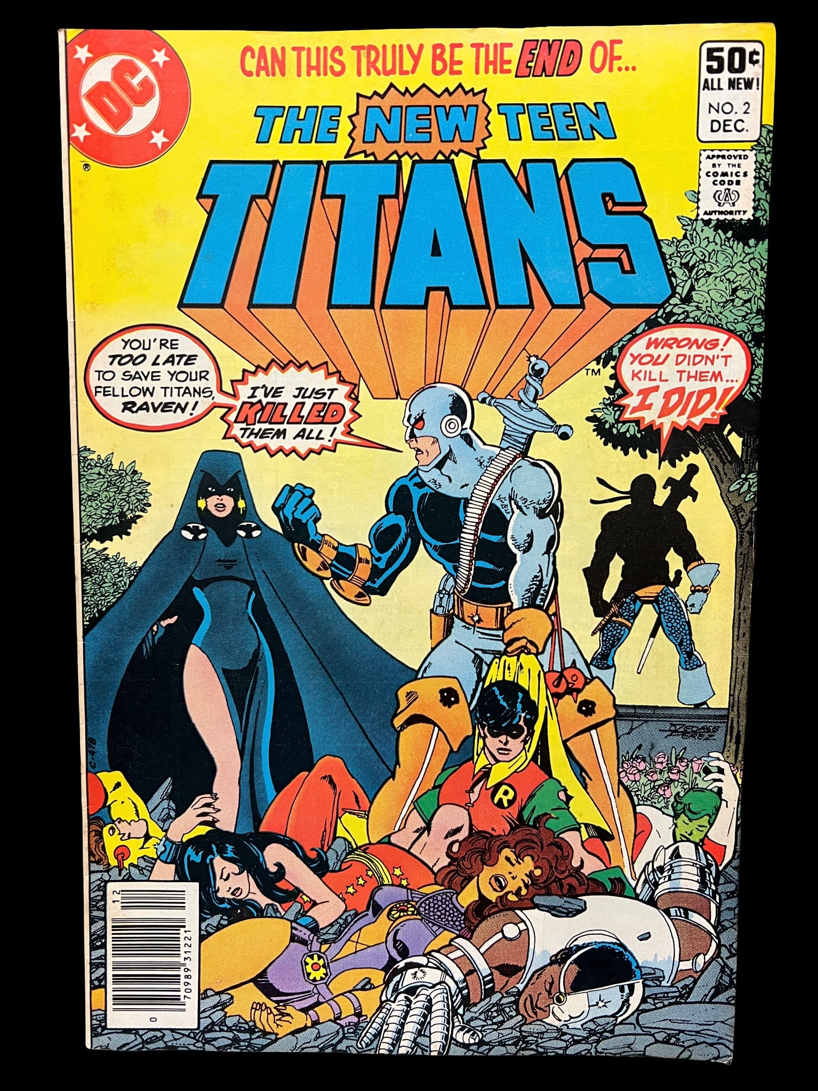 Lot of 8 Inc. New Teen Titans #2 1st Deathstroke, 5 1st Trigon, 6, 8 Arella Orig, 14, 15, 35 (1 of 3)