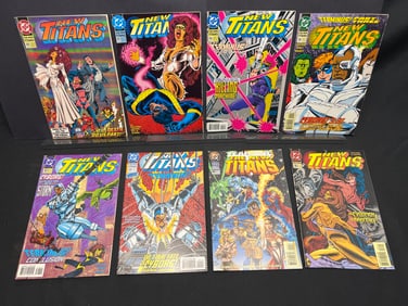 Lot of Assorted DC The New Titans Comic Books, featuring Terminus storyline & #100 foil cover