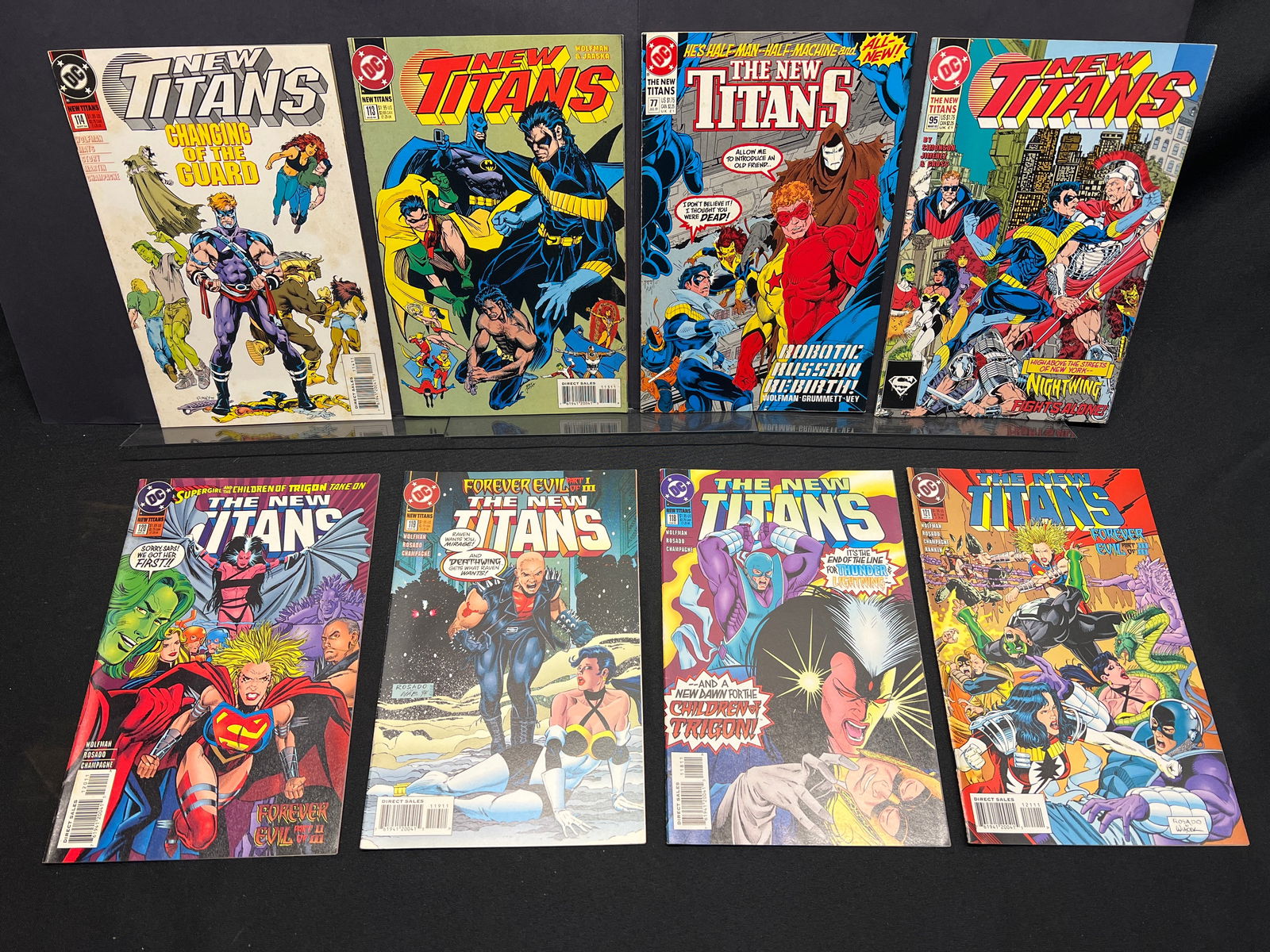New Titans #77, 95, 113, 114, 118, 119, 120 and 121 (1 of 1)