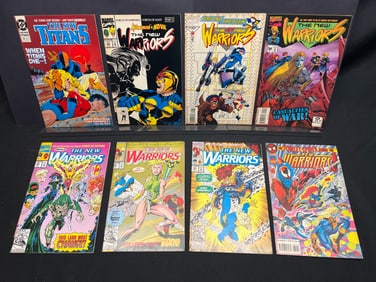 Lot of Assorted Comic Books, featuring Marvel's The New Warriors & DC's The New Titans issues
