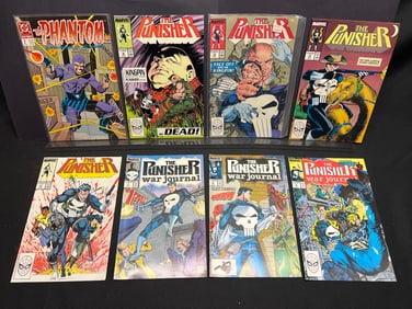Lot of Assorted Comic Books as Shown, featuring The Punisher, Punisher War Journal & The Phantom