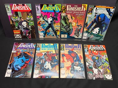 Lot of Marvel Comic Books: The Punisher & War Journal, Acts of Vengeance, Spider-Man guests