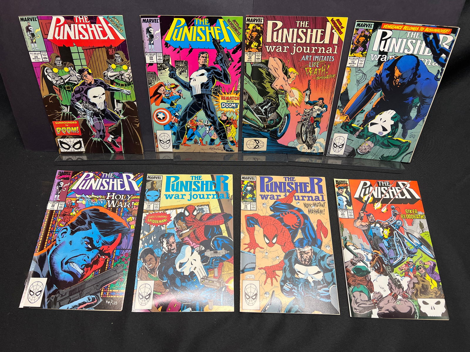 Lot of Marvel Comic Books: The Punisher & War Journal, Acts of Vengeance, Spider-Man guests (1 of 1)