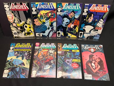Lot of Assorted The Punisher Marvel Comic Books, featuring early 1987 series & Bloody Valentine