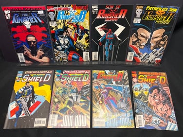 Lot of Assorted Marvel Punisher Comic Books, including Marvel Knights & Punisher 2099 series