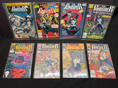 Lot of Assorted Marvel The Punisher Comic Books, incl. War Journal, Annual & Armory titles