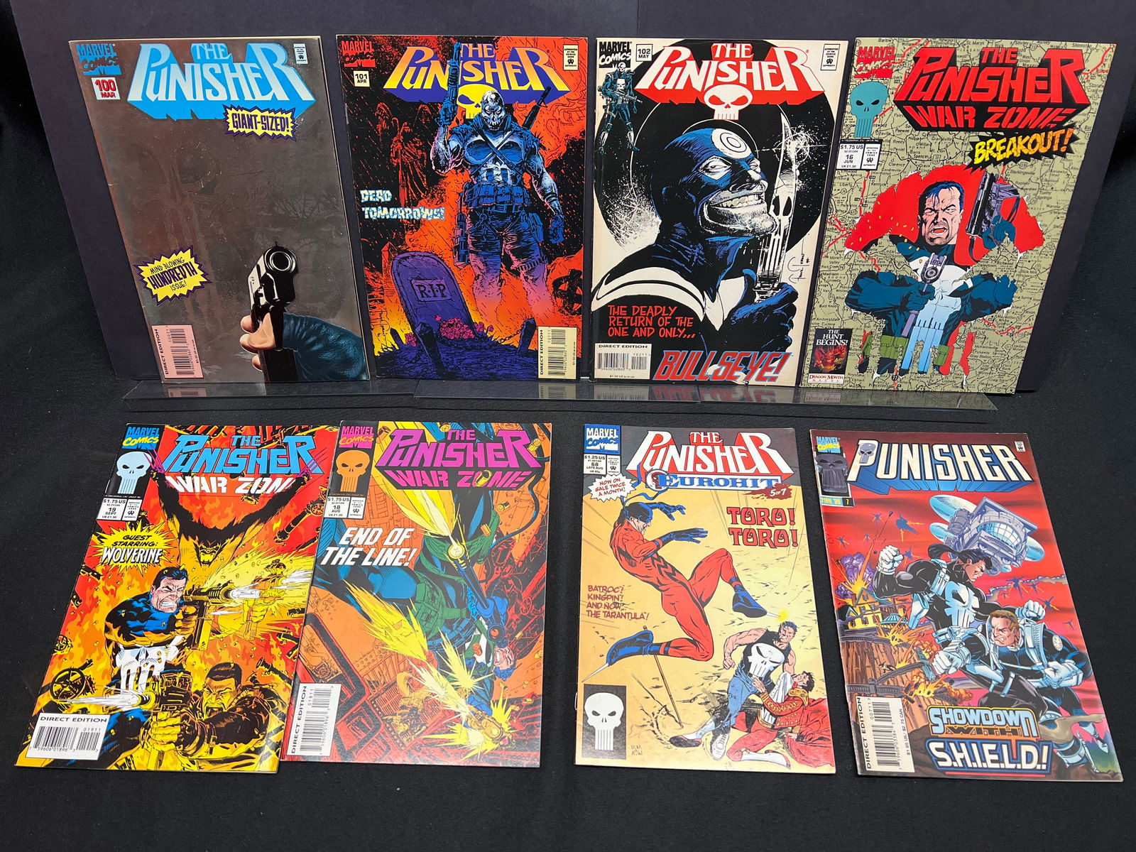 Lot of Assorted Marvel Comic Books, featuring The Punisher & The Punisher War Zone key issues (1 of 1)