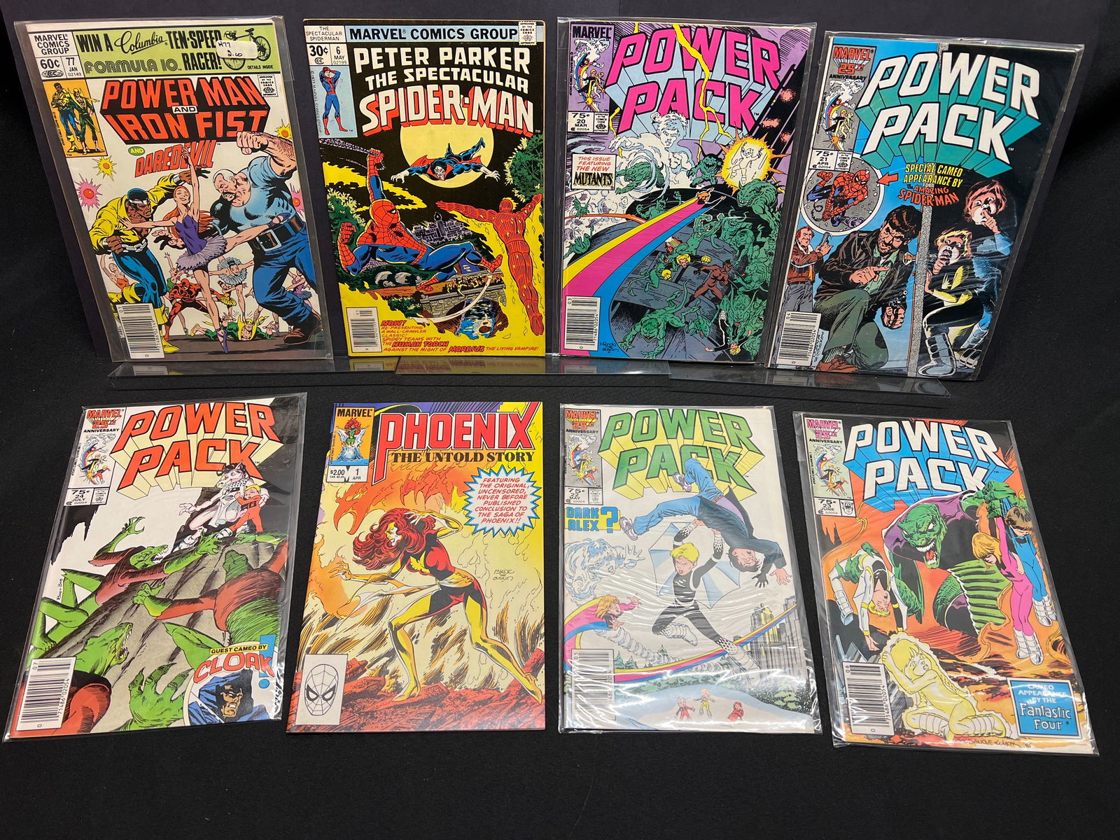 Lot of Assorted Marvel Comic Books, feat. Power Pack, Spider-Man, Phoenix The Untold Story #1 (1 of 1)
