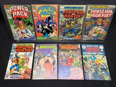 Lot of Assorted Marvel & DC Comic Books, featuring Power Man and Iron Fist, Power Pack issues