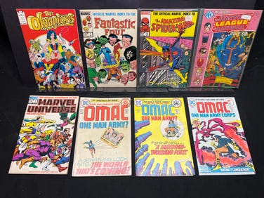 Lot of Assorted Comic Books as Shown, featuring OMAC, Marvel Handbooks & DC/Marvel Indexes