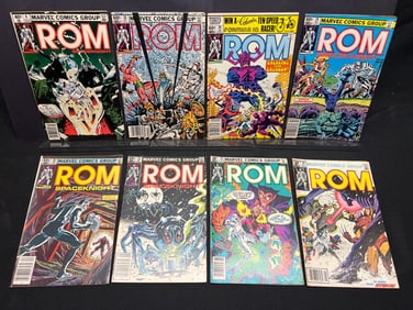 Lot of Assorted Rom Spaceknight Marvel Comic Books, feat. X-Men, Galactus & Namor appearances