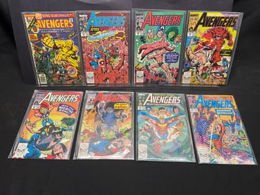 Lot of Marvel Avengers Comic Books, including Annual #6 and various issues from the #300s run
