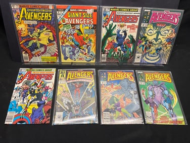 Lot of Assorted Marvel The Avengers Comic Books, featuring Giant-Size Avengers #3 and 1980s issues