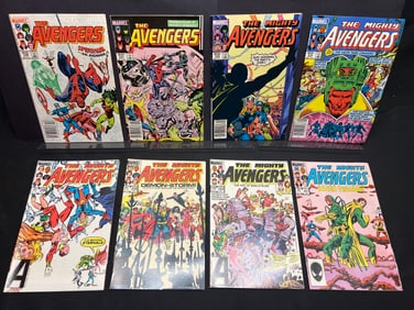 Lot of Marvel's The Avengers & The Mighty Avengers Comic Books, featuring Spider-Man & Eternals