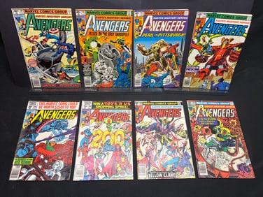 Lot of The Avengers Marvel Comic Books, including #200 Anniversary & #199 Contest issues