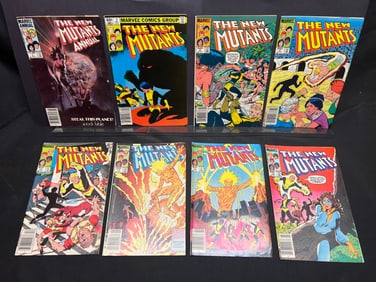 Lot of Assorted Marvel Comic Books, featuring early The New Mutants issues and Annual #1 (1984)