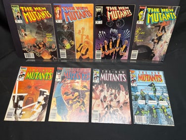 Lot of Marvel's The New Mutants Comic Books, incl. #22-28 (1st Legion in #25) & Anniv. #39