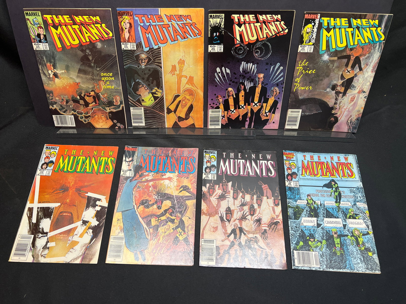 Lot of Marvel's The New Mutants Comic Books, incl. #22-28 (1st Legion in #25) & Anniv. #39 (1 of 1)