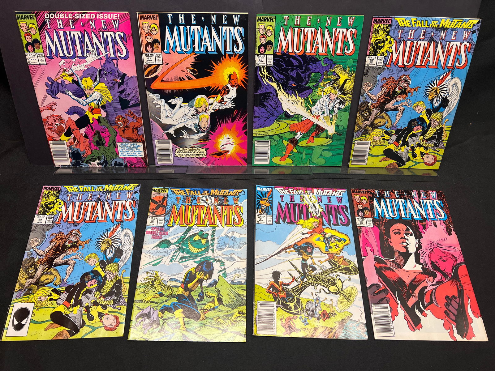 Lot of Assorted Marvel Comic Books, featuring The New Mutants issues including "Fall of the Mutants" (1 of 1)