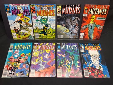 Lot of Assorted Marvel The New Mutants Comic Books, incl. Fall of the Mutants & Cypher stories
