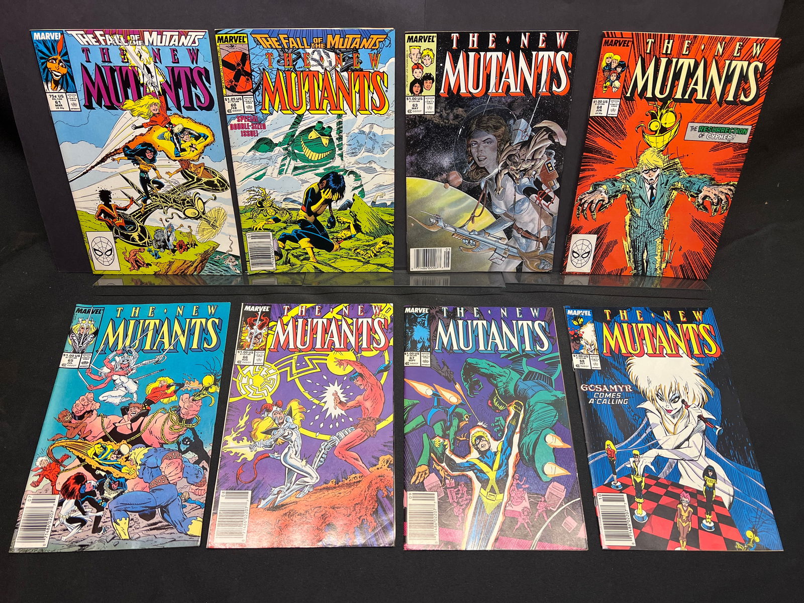 Lot of Assorted Marvel The New Mutants Comic Books, incl. Fall of the Mutants & Cypher stories (1 of 1)