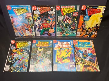 Lot of DC Legion of Super-Heroes Comic Books, Late 70s/Early 80s, featuring Reflecto Storyline