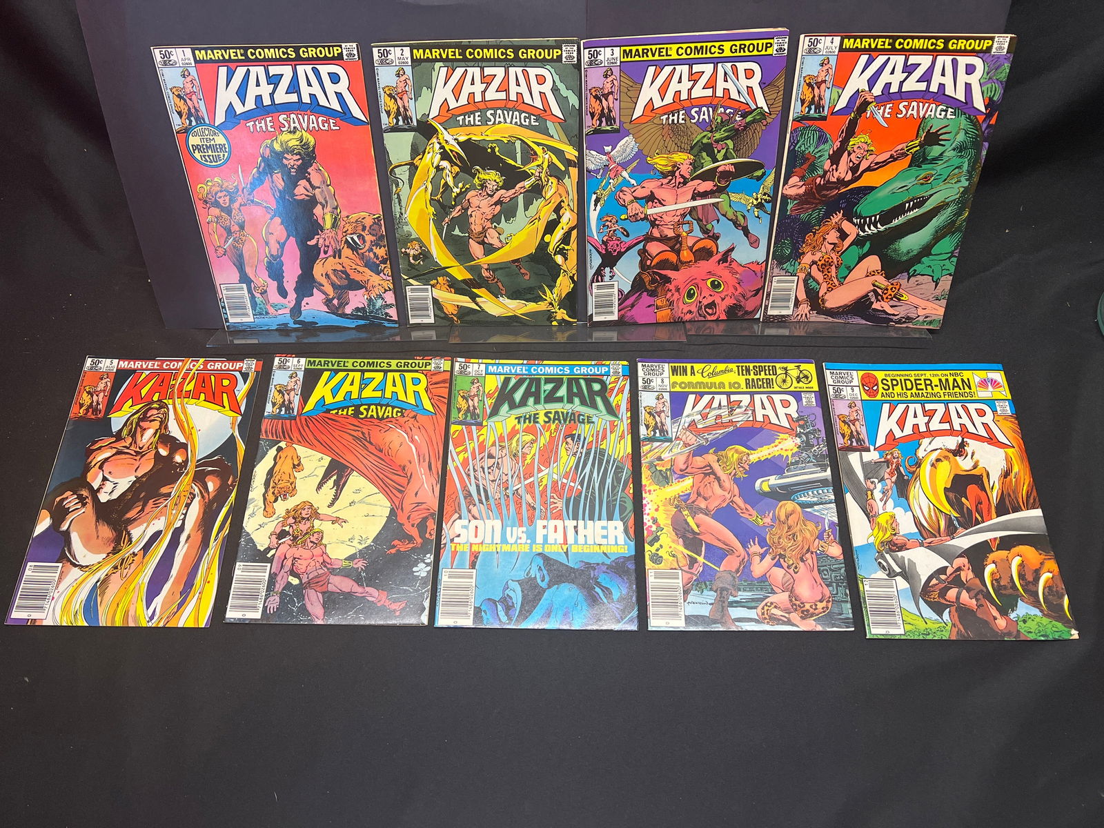 Lot of Marvel's Ka-Zar the Savage Comic Books, including Premiere Issue #1 & Spider-Man Guest (1 of 1)