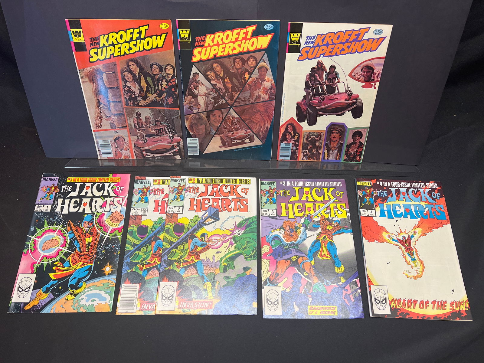 Lot of Assorted Comic Books, featuring The New Krofft Supershow & Jack of Hearts limited series (1 of 1)