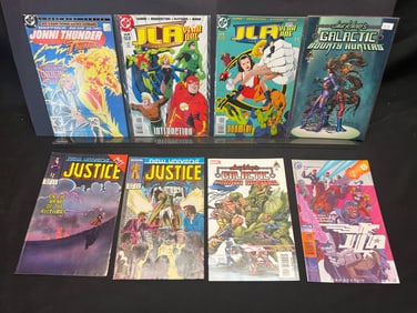 Lot of Assorted Comic Books as Shown, featuring JLA Year One and Jack Kirby's Galactic Bounty