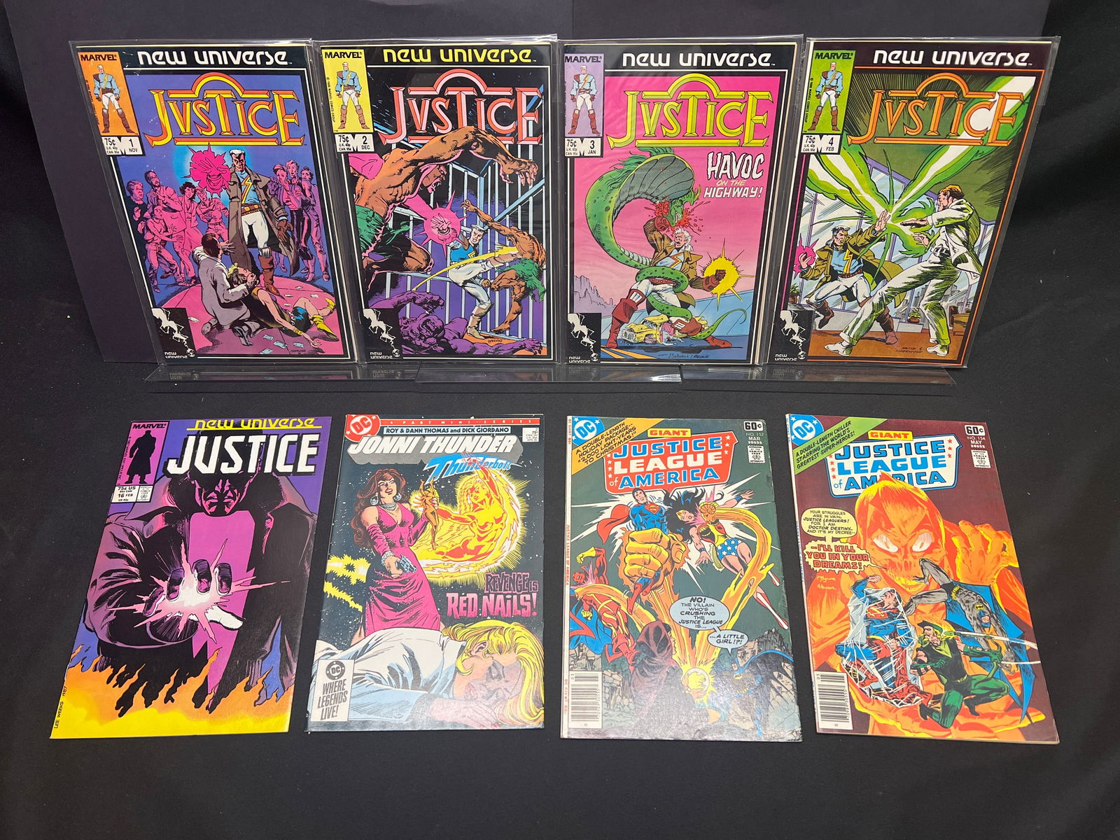 Lot of Assorted Comic Books, featuring Marvel's Justice (New Universe) & DC's Justice League (1 of 1)