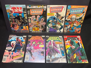 Lot of Assorted Comic Books, featuring Justice League of America, Marvel's Justice, Jon Sable
