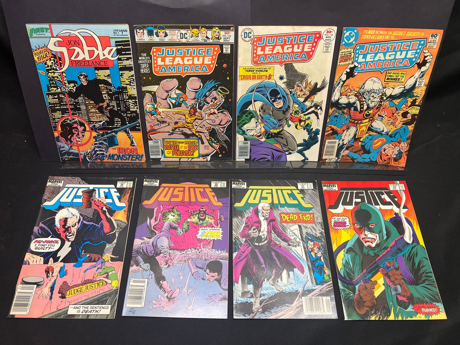 Lot of Assorted Comic Books, featuring Justice League of America, Marvel's Justice, Jon Sable (1 of 1)