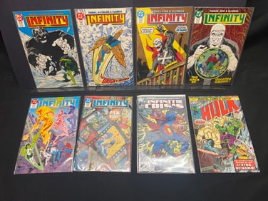 Lot of Assorted Comic Books, featuring DC's Infinity Inc. run, Infinite Crisis & Marvel's Hulk