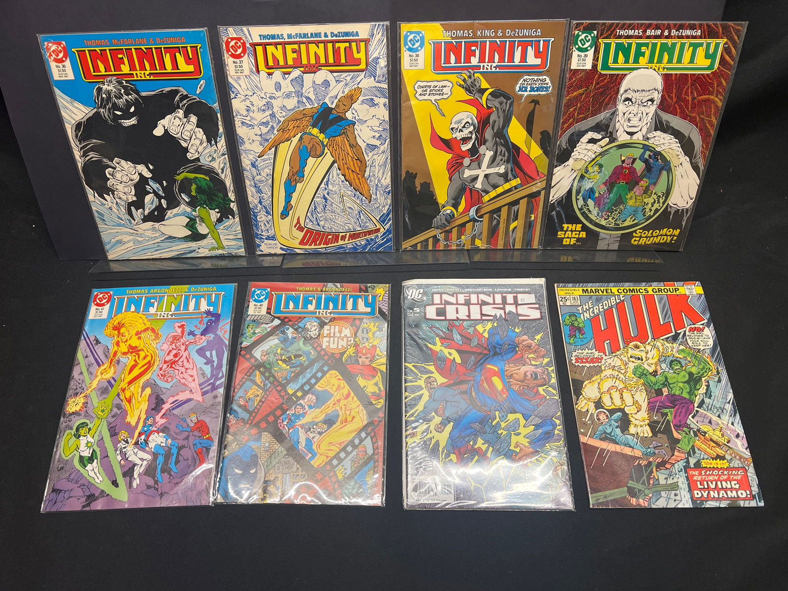 Lot of Assorted Comic Books, featuring DC's Infinity Inc. run, Infinite Crisis & Marvel's Hulk (1 of 1)