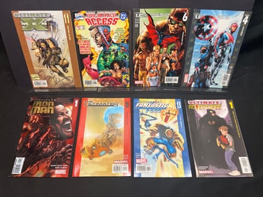 Lot of Assorted Marvel Comic Books, featuring Ultimate X-Men, Ultimates, and Unlimited Access #1.