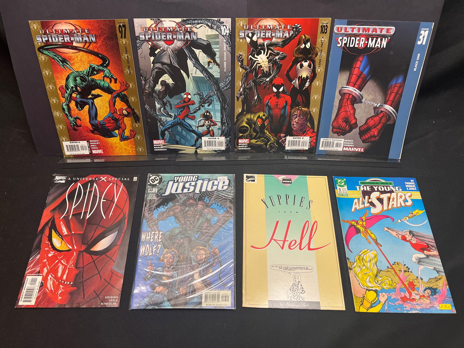 Lot of Assorted Comic Books as Shown, featuring Ultimate Spider-Man and Marvel Universe X Spidey (1 of 1)