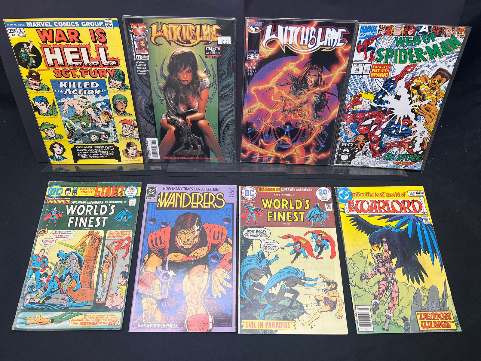 Lot of Assorted Comic Books, featuring Marvel's Sgt. Fury, Image's Witchblade & DC's World's Finest (1 of 1)