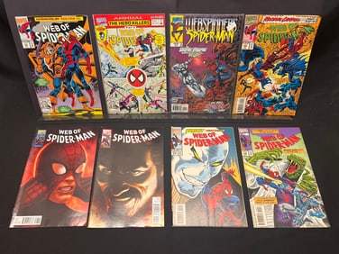 Lot of Assorted Web of Spider-Man Comic Books, feat. Maximum Carnage & Hobgoblin Reborn issues