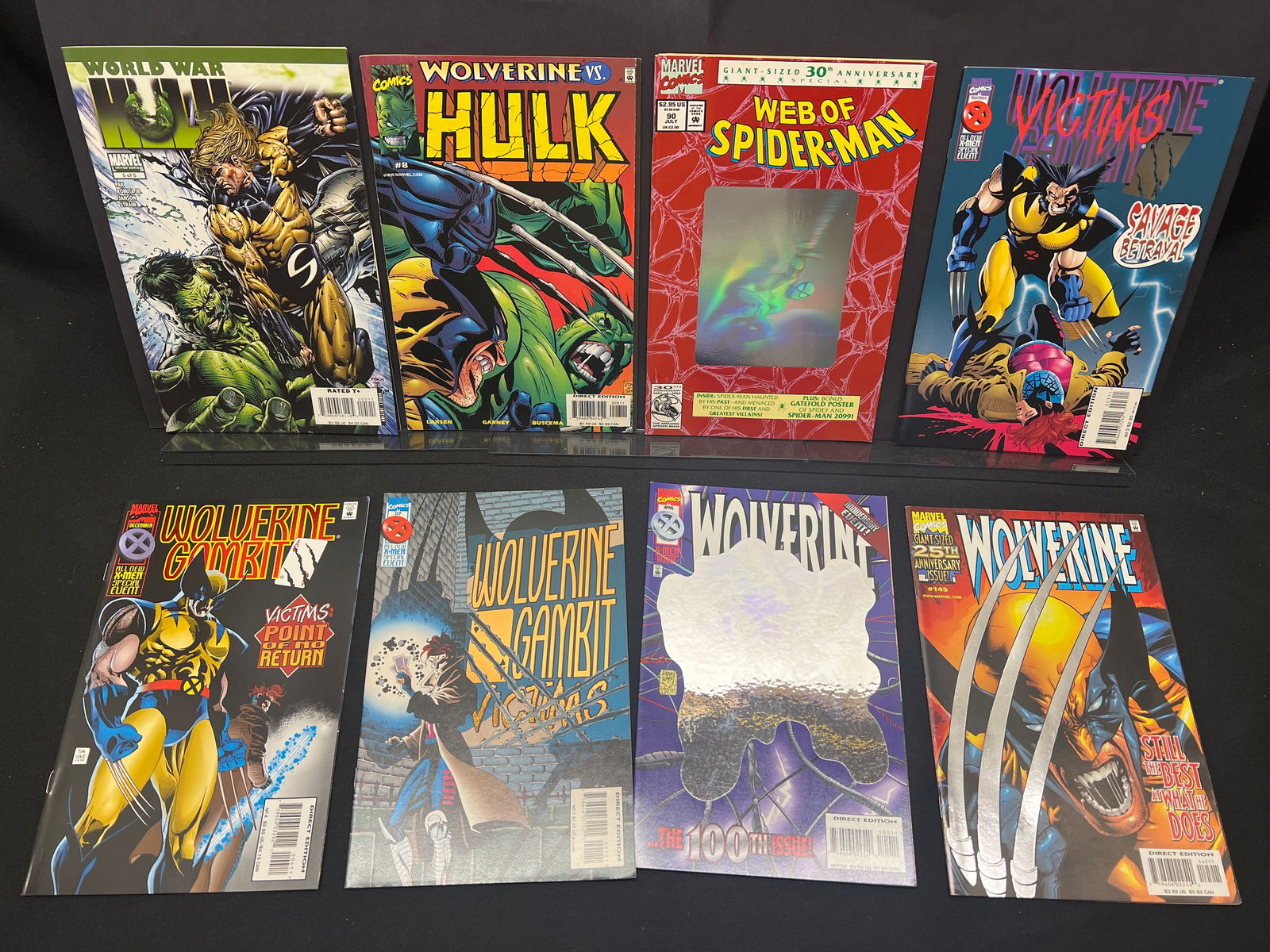 Lot of Assorted Marvel Comic Books, featuring Wolverine, Hulk, Spider-Man & Anniversary Issues (1 of 1)