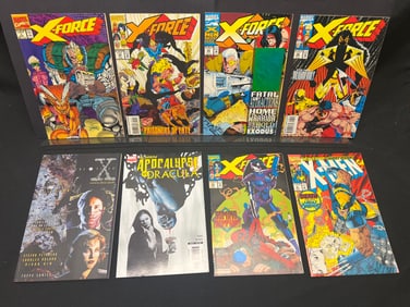 Lot of Assorted Marvel & Topps Comic Books, feat. X-Force, X-Men, X-Files, Apocalypse vs Dracula