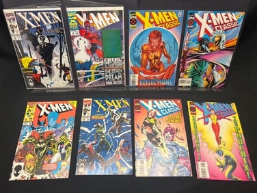 Lot of Assorted X-Men and X-Men Classic Comic Books, featuring Anniversary & Key Character Issues.
