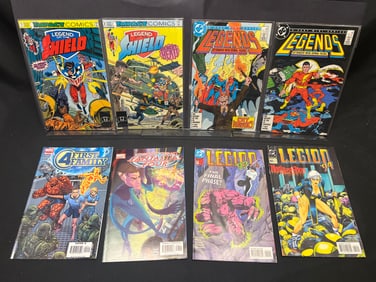 Lot of Assorted Comic Books, featuring Legend of the Shield, Legends, Fantastic Four & Legion