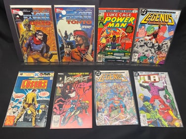 Lot of Assorted Comic Books, featuring Luke Cage, Longshot, Legends, and Lone Ranger issues