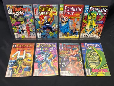 Lot of Assorted Fantastic Four Comic Books, featuring Galactus, Dr. Doom & Fantastic Three issues