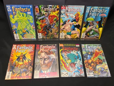 Lot of Assorted Fantastic Four Comic Books, featuring 1990s issues, Jim Lee art & Atlantis Attacks.