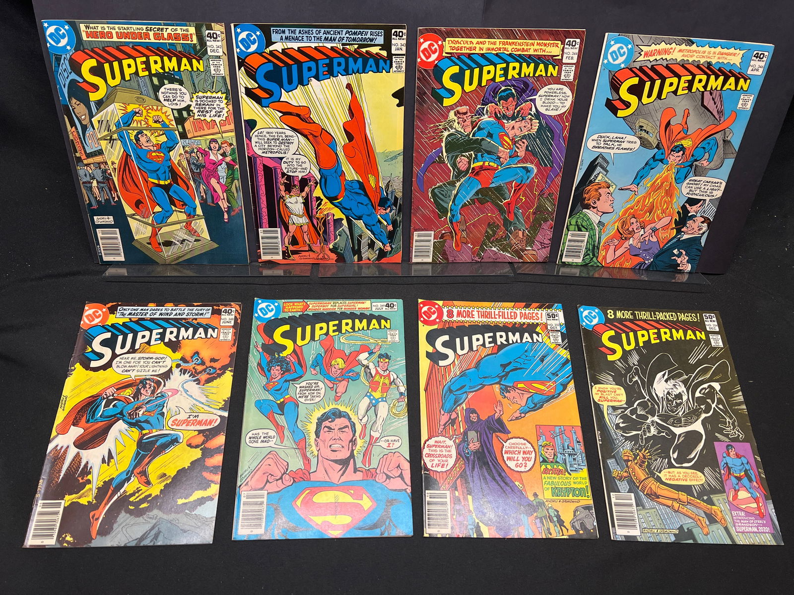 Lot of Assorted Superman DC Comic Books as Shown, featuring various late 1970s/early 80s issues (1 of 1)