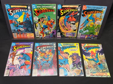 Lot of Assorted Superman Comic Books, DC Comics, featuring a run of issues #355 through #362