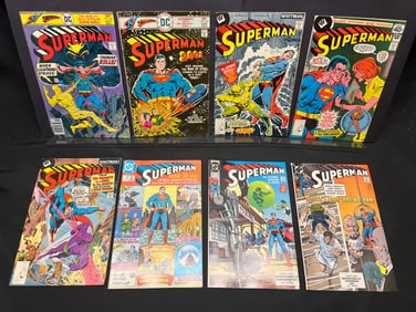 Lot of Assorted Superman Comic Books, featuring #300, #423 (Alan Moore), and Whitman variants