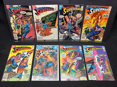 Lot of Assorted DC Superman Comic Books, featuring issues from 1983-1984 and a Superman Special
