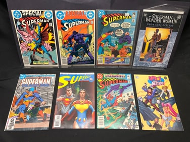 Lot of Assorted Superman Comic Books, featuring Annuals, Elseworlds, and All-Star Superman.